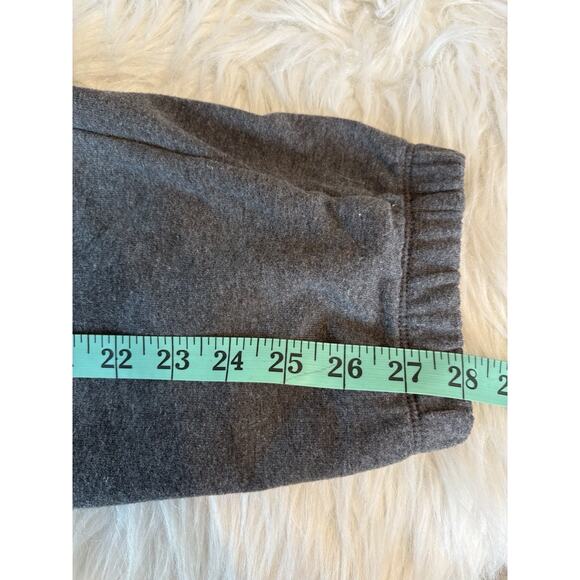 American Eagle Gray Fleece High Waisted Baggy Jogger Sweatpants Women’s Size M - Picture 7 of 8